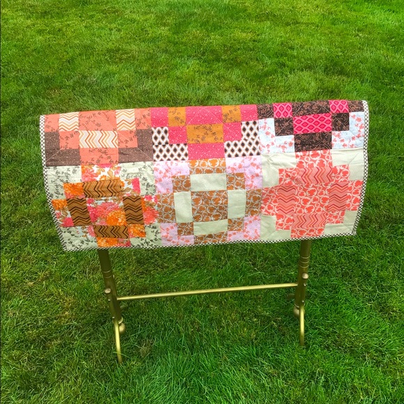 Handmade Sampler Quilt 33x33in